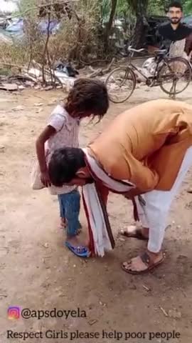 Watch this video Last ❤️
Respect Girls please help poor people #apsgurjar #lovequotes #help #cute #girl #viral