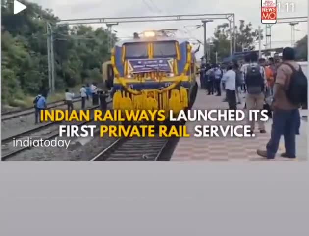 देश की पहली प्राइवेट ट्रेन, कोयंबटूर से शिरडी तक चलेगी!
#indiatoday
#indianrailway
#निजीकरण