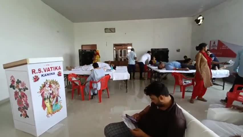 बीएमडी फाउंडेशन एवं अमर उजाला द्वारा कनीना में आयोजित किया गया एकदिवसीय स्वैच्छिक रक्तदान शिविर#blood donation