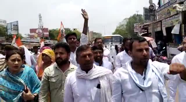 #अग्निपथ_योजना के विरोध में विधानसभा दौसा में आयोजित 'सत्याग्रह' धरना-प्रदर्शन में शामिल होकर देश की आवाज़ को बुलंद किया