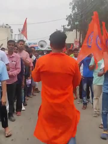लालकुऑ: rss sang hindu. bhai nupur sharma ke support mai #nupursharma