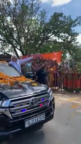 झारखंड के देवघर में माननीय प्रधानमंत्री श्री #narendramodi जी का भव्य स्वागत।

#JoharModiJi