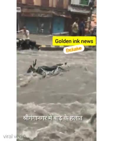 हनुमानगढ़: #Exclusive
#श्रीगंगानगर #बरसात के #पानी #तबाही
#बाढ़ के #हलात
