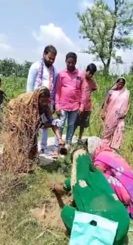निचलौल: #अपना दल एस के कार्यकर्ताओं ने पौधरोपण कर दिया हरियाली का संदेश