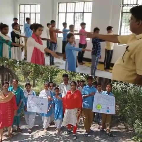 #राजकीय उच्चतर माध्यमिक विद्यालय जुआ पुरवा में संचारी रोग-सपथ ग्रहण कार्यक्रम@