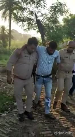 गाजियाबाद में लाइव एनकाउंटर एनकाउंटर के दौरान गिरफ्तार शातिर अपराधी#ghaziabadupdate #ghaziabadnews
