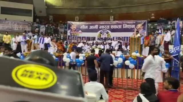 #दिल्ली के #तालकटोरा_स्टेडियम में #भीम_आर्मी के #स्थापना दिवस पर बड़ा कार्यक्रम। राष्ट्रीय अधिवेशन में #bhimarmychief