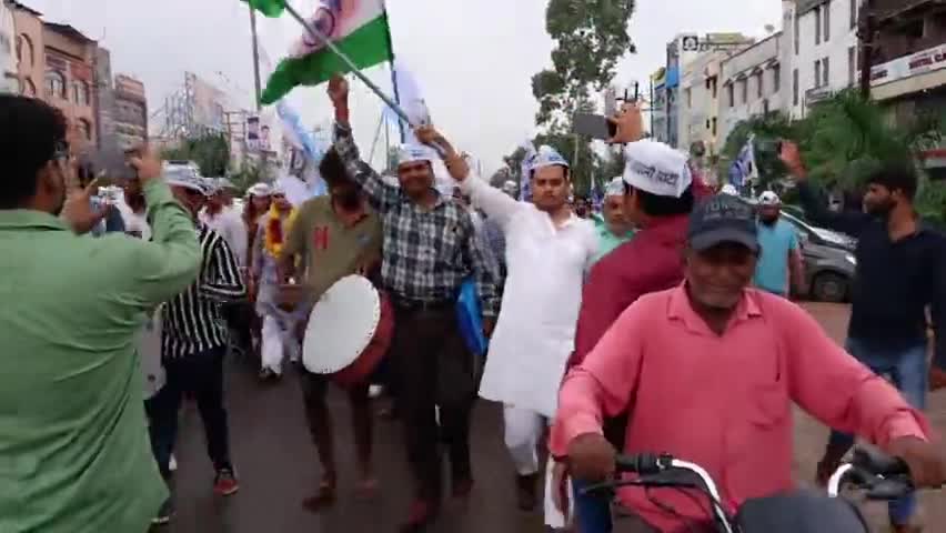 सिंगरौली महापौर समेत कई पंच,सरपंच,जनपद,जिला पंचायत सदस्य और लगभग आधा सैकड़ा पार्षद जीतने पर भोपाल में #विजय_यात्रा