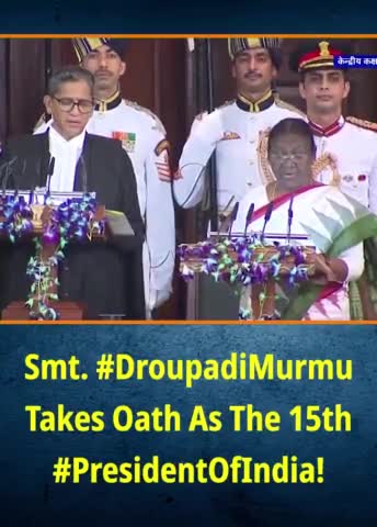 Smt. #DroupadiMurmu Takes Oath As The 15th #PresidentOfIndia!