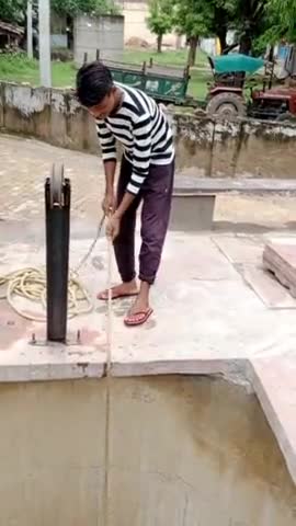 #टोडाभीम तहसील के  गांव नांगल सुल्तानपुर में पुराने कुएं का जीर्णोद्धार करवाया जिसमें बहुत अच्छा पानी है #kcsattavan1