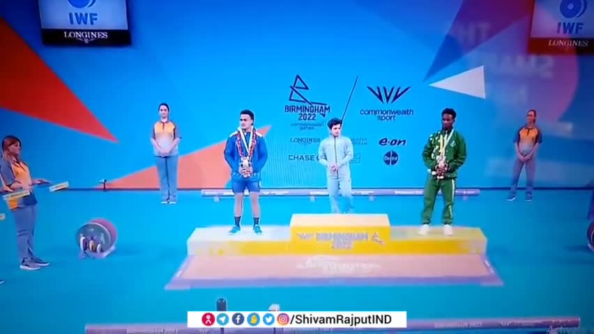 #Weightlifting 🏋️ में शानदार प्रदर्शन करते हुए #CWG2022 में भारत 🇮🇳 के लिए दूसरा स्वर्ण पदक🥇 जीतने वाले #जेरेमी_लालरिनुंगा जी को हार्दिक बधाई।