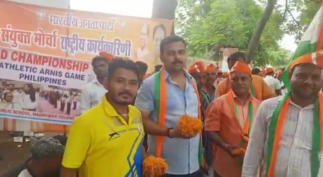 केंद्रीय गृह मंत्री आदरणीय श्री अमित शाह जी का भाजपा क्रीड़ा प्रकोष्ठ ने किया भव्य स्वागत #सैकड़ों खिलाड़ी भी रहे मौजूद_सतीश राजू