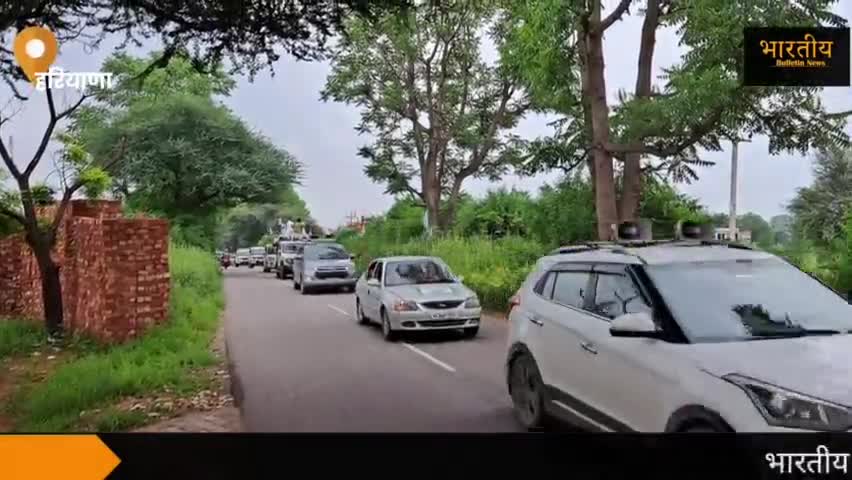 फरीदाबाद: शामलात भूमि मामले को लेकर बाढड़ा के गांव कारीमोद में आयोजित की गई सर्व हरियाणा किसान महापंचायत#haryananew #faridabadne