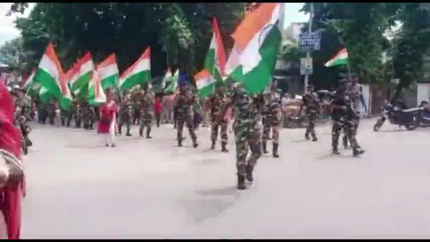 Palia kalan SSB camp Dhaniya se nikaali Tiranga raili #ssb #paliakalan #palianews