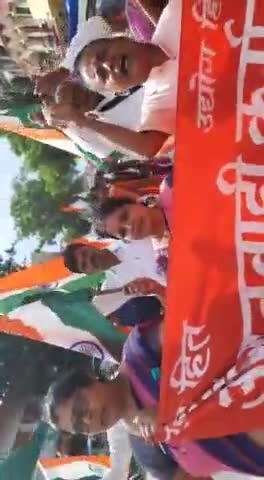 #गुमला@ हर-घर तिरंगा के कार्यक्रम पर आंगनबाड़ी कर्मचारी संघ गुमला के द्वारा प्रभात फेरी निकाली गई.