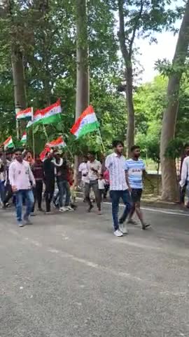 बरेली: BAREILLY ghandi udhyan me nikli bhavya raili 15 अगस्त #bareilly#vandemataram