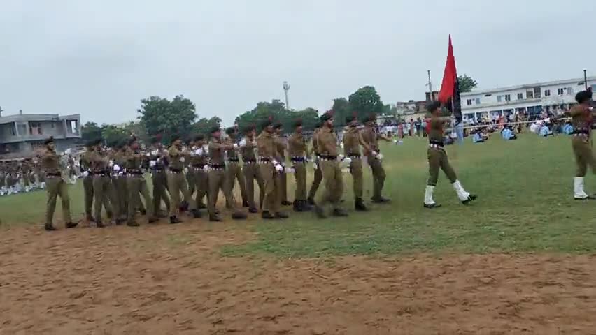 नवलगढ़ में 15 अगस्त को  सूर्यमंडल में ncc or school प्रेड जिसमे हमारे SDM साहिबा#Nawalgarh