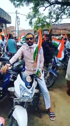 #harghartiranga अभियान को गति देते कुदरावासी #tiranga #news #india #indian #bjp #bjym #bihar #kaimur #kudrakaimur
