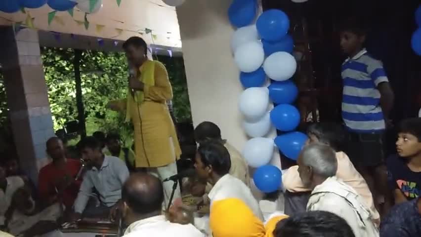 #आदर्श ग्राम पंचायत के श्रीकृष्ण भगवान जी के मंदिर में मनाया गया जन्माष्टमी का  त्योहार।