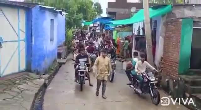 #छात्र संघ चुनाव
#मांगरोल में छात्र संघ चुनाव को लेकर उत्साह  छात्रों ने निकाली दुपहिया वाहन रैली
