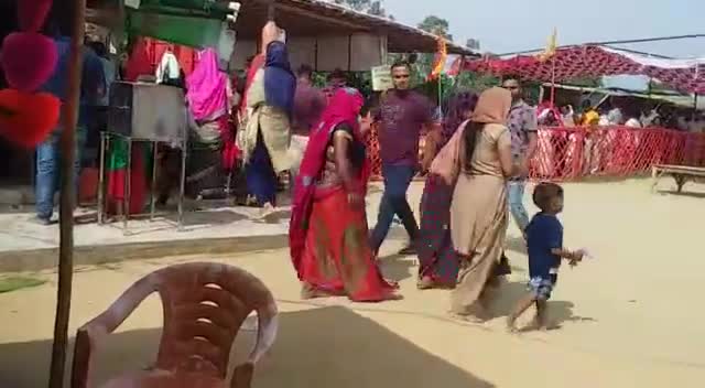 #आंवला के गांव मनौना खाटू श्याम भक्तों का रेला