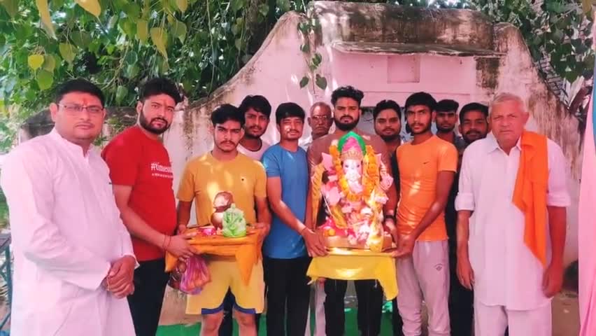 सिहोड़ में मनाया गणेश चतुर्थी का महोत्सव, 5 दिवस तक चलेगा कार्यक्रम #jhunjhnu #jhunjhunu #khetri #ganeshchaturti #news