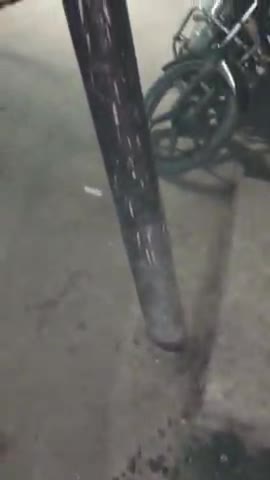 सासनी: सासनी जामुन वाला मौहल्ला में बंदरो की हरकतों से गिरा बिजली का पोल टकराया मकान से और पोल में करंट भी आ रहा है,#सासनी