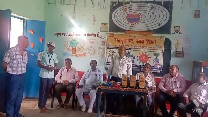 गुड्डू कुमार (NYV) सिरदला ने उत्क्रमित मध्य विधालय नवाबगंज मे शिक्षकों व समाजसेवी को किये सम्मानित। #NYKS#शिक्षक दिवस#