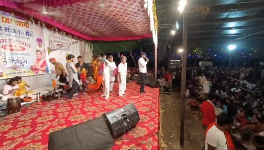 कल भीलवाड़ा जिले की ग्राम पंचायत #स्वरूपगंज के सरपंच साहब प्यारे लाल जी शर्मा द्वारा  तेजा #दशमी के उपलक्ष में आयोजित कार्यक्रम में भाग लिया।