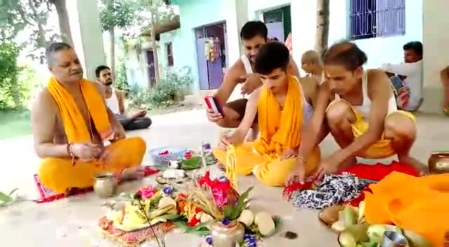 बौंसी: बैदाचक गांव के सार्वजनिक स्थान पर की गई,  अनंत चतुर्दशी व्रत कथा,! #Aditya Anuj