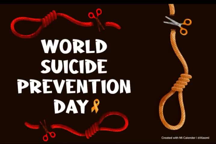 "World Suicide Prevention Day"
#suicideprevention  #mentalhealth #mentalhealthawareness #depression #mentalhealthmatters #anxiety #suicide #suicideawarness #10September #mentalillness #selfcare #suicideawareness