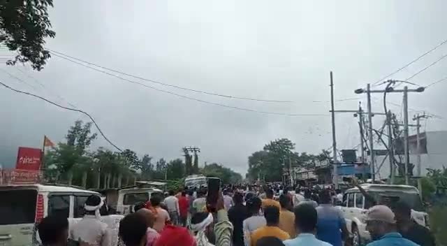 ###गोंडा मे पुलिस कस्टडी में युवक मौत के बाद गुस्साए लोगों