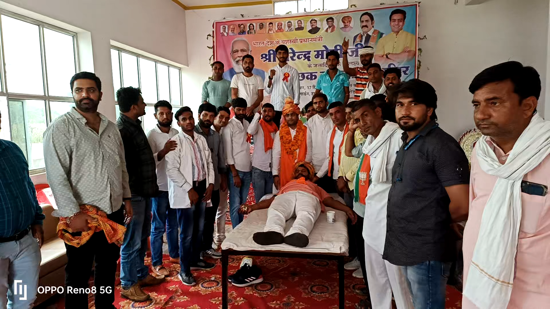 माननीय प्रधानमंत्री मोदी जी के जन्म उत्सव व सेवा पखवाड़ा के निहित युवा मोर्चा अलवर उत्तर में रक्तदान शिविर लगाए गए#BJYM