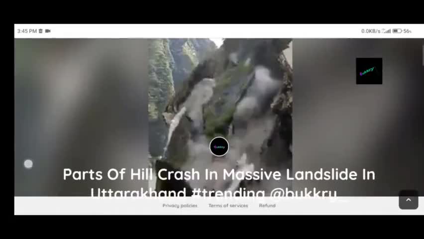 उत्तराखंड में बड़े पैमाने पर भूस्खलन में पहाड़ी दुर्घटना के कुछ हिस्से
#trending #news #bukkry #uttrakhand #trendings