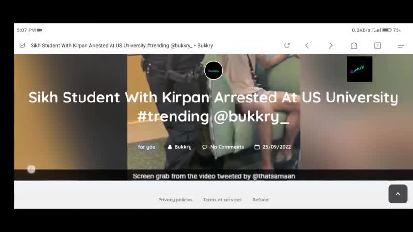 #sikh #student  #arrested  #US #Univeristy #video #viral #trendings