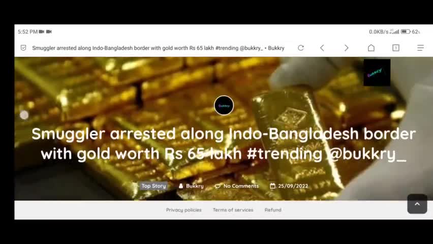 Smuggler arrested along #Indo #Bangladesh #hakimpur  with gold worth Rs 65 lakh
#crime #smuggle #gold #bsf #trendings