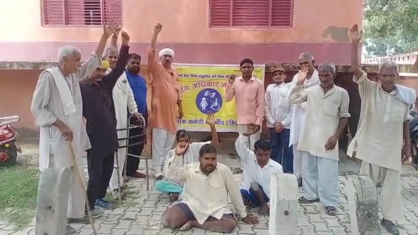 खेड़ी जालब: विकलांग मांगों को लेकर दुष्यंत चौटाला के आवास का करेंगे घेराव #hisar #narnaund #dushyantchautala #cmharyana #disabled