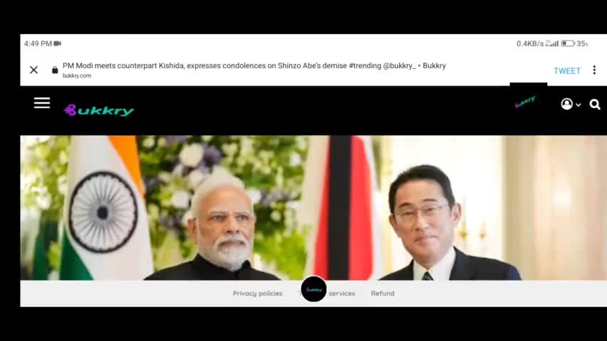 PM #Modi meets counterpart #Kishida, expresses #condolences on #Shinzo abe  #Japan #trending #viral #news #trendings