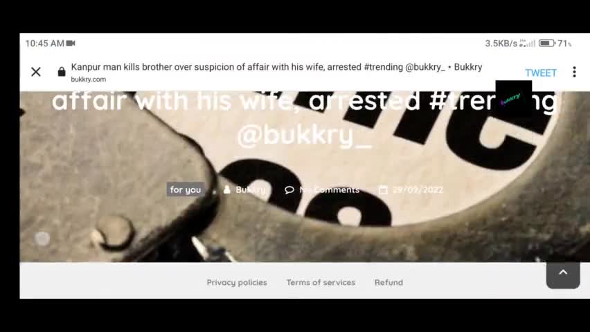 #kanpur man #killed his #brother on wife affair #arrested #viral #video #trending 
#trendings