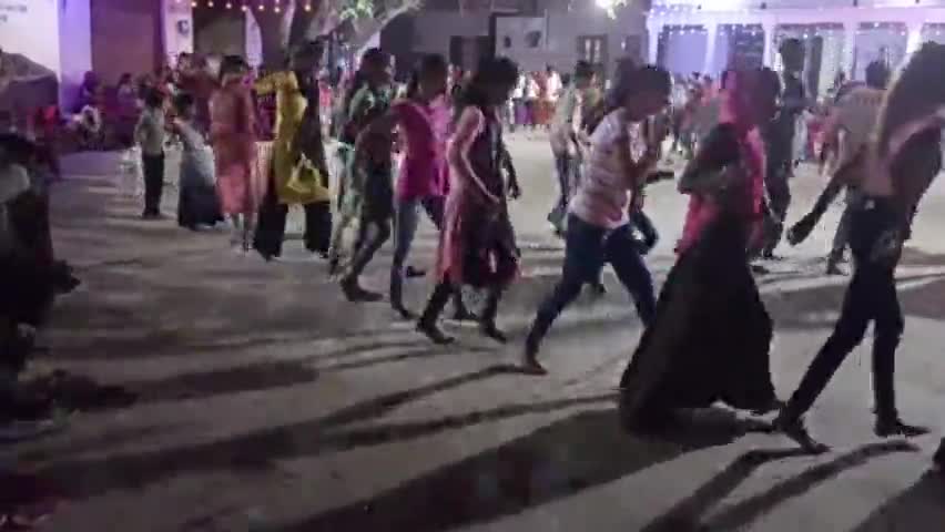 सिरोही: सिरोही समीप गोल गांव के मां खेड़ा देवी गरबा महोत्सव गरबा डांस #sirohinews