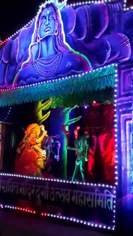 जबलपुर: #durga #pandal #ghamapur #chowk #jabalpur