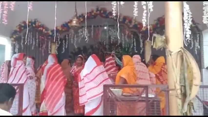 दिनेशपुर-हरिदासपुर में सिन्दूर खेला के साथ मनाया गया विजया दशमी पर्व #durgapuja2022 #haridaspur #dineshpurnews