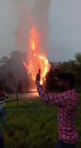 रावण दहन रतवारा चौक..!! #रतवारा #बंदरा #रामपुरदयाल