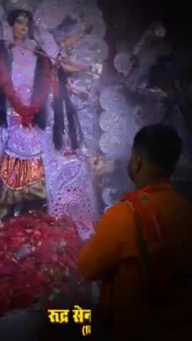बिहपुर: बिहपुर रेलवे दुर्गा मंदिर में संध्या आरती करते रुद्र सेना संगठन से संस्थापन सौरभ कुमार चौधरी #bihardiwas #bhagaliya #art