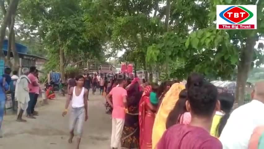 महुआ: महुआ :प्रखंड, कुशहर चौक के दुर्गा माता का विसर्जन #जाप जिला अध्यक्ष डॉक्टर #नीतीश कुमार के द्वारा किया गया|