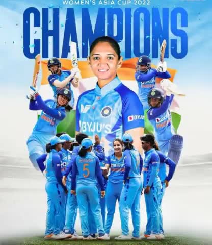 भारतीय महिला क्रिकेट टीम को 7वीं बार #AsiaCup जीतने पर बहुत बहुत बधाई।