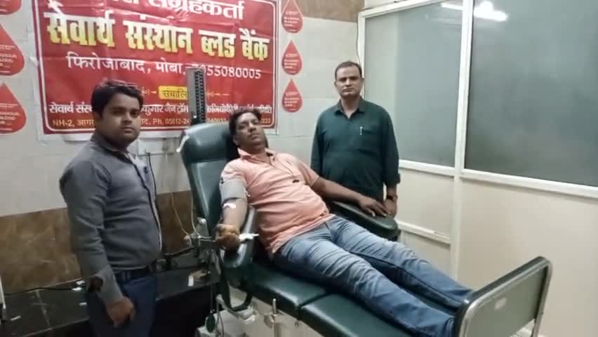 #DONATE_BLOOD_SAVE_LIFE
#REALHERO  विकास पालीवाल  A + द्वारा ट्रॉमा सेंटर में भर्ती 
 जरूरतमन्द  महिला के लिए हमारे निवेदन पर अपना 28 वां रक्तदान  सेवार्थ ट्रॉमा सेंटर ब्लड बैंक में  पहुँचकर रक्तदान किया।।