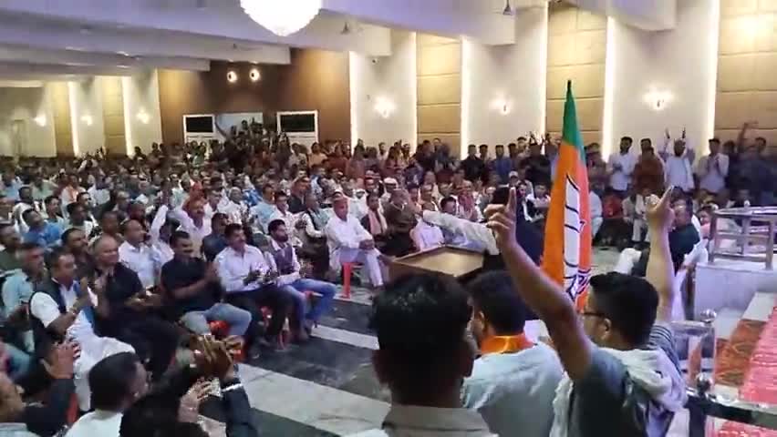 Nurpur - bjp candidate Sh. Thakur Ranbir Singh nikka ji ko ticket Milne par unke priyejano ni di badhai #bjphimachal