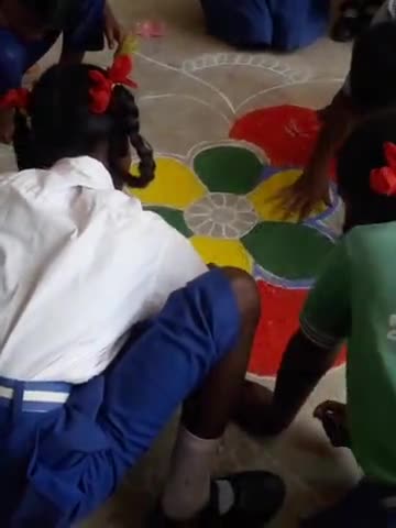 अनगड़ा: St..Joseph's School Jonha
#RANGOLI COMPETITION