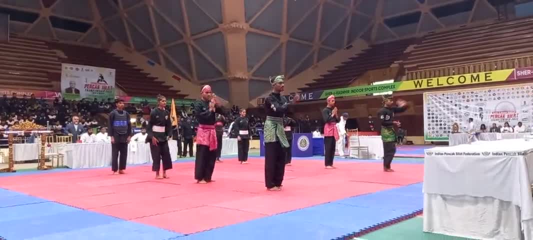 Opening Ceremony.. Senior National Pencak Silat Championship 2022-23, At: Srinagar-Kashmir #Pencak_Silat_HP
